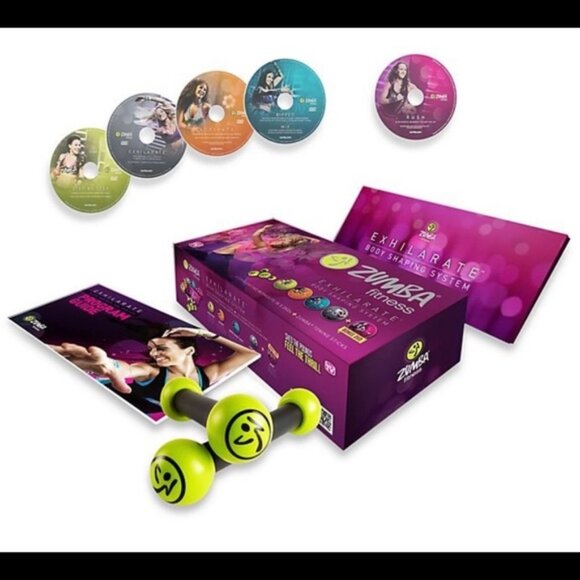 Zumba Exhilarate Fitness DVD Set Complete in Box - Picture 10 of 10